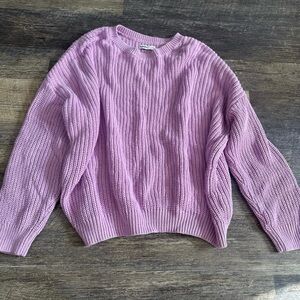 Sonoma Women's Lilac Crew Neck Sweater